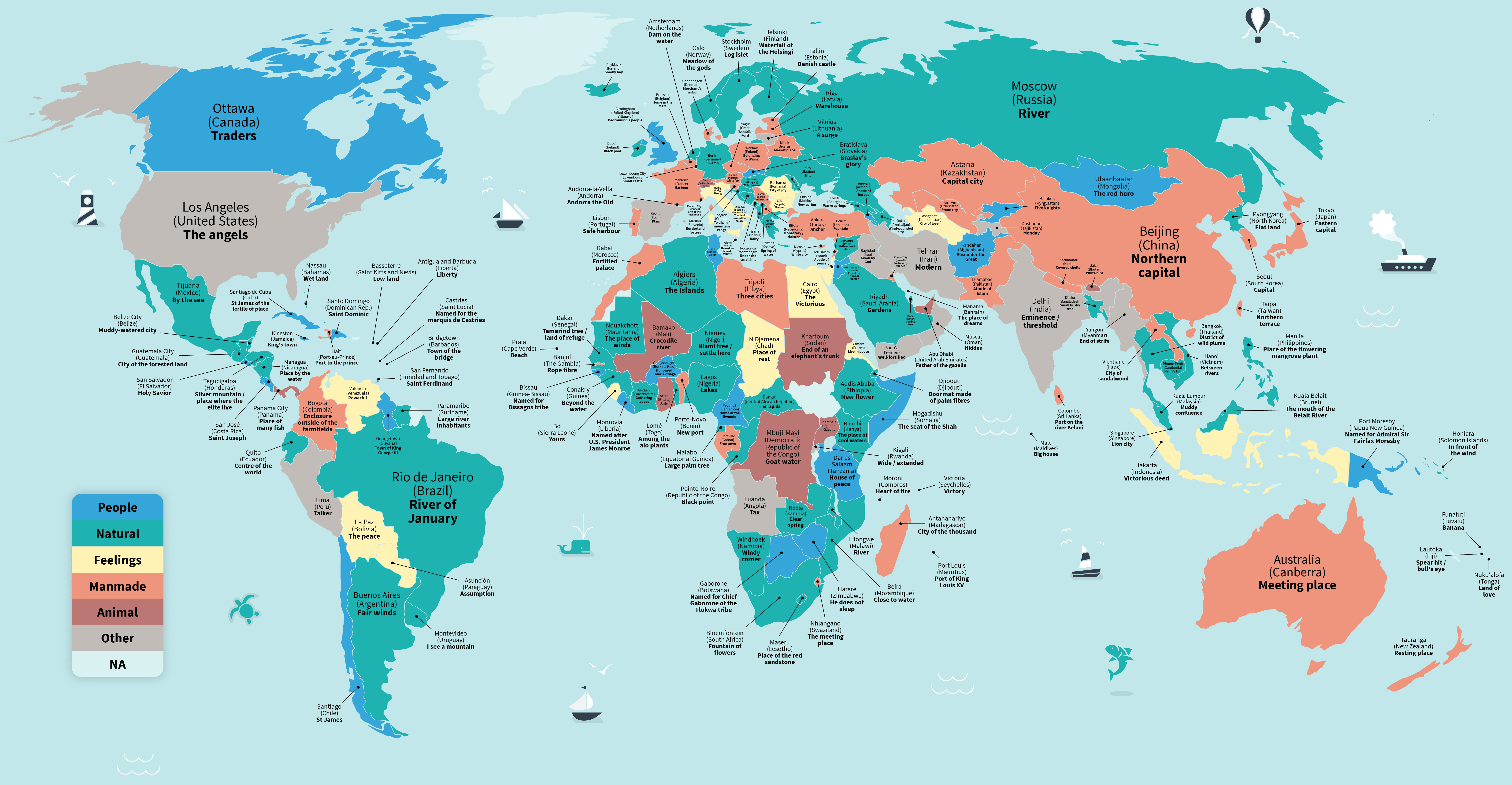 Political Map Of The World With Cities Map of world