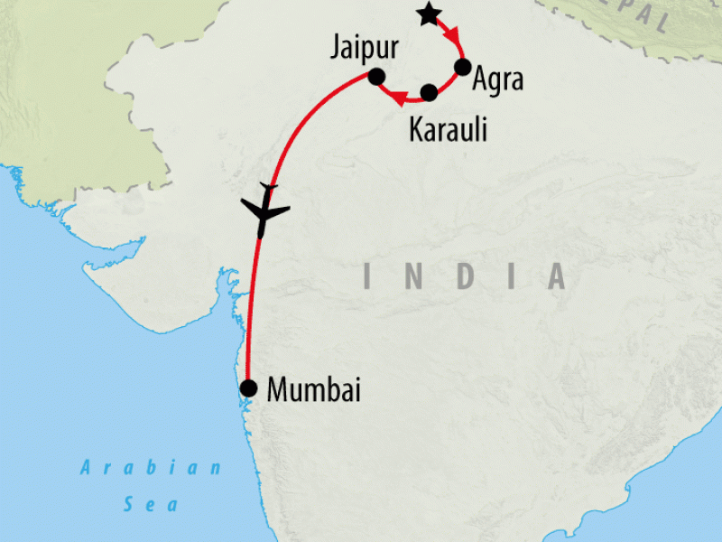 Delhi to Mumbai 10 days On The Go Tours