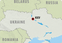 kiev russia map