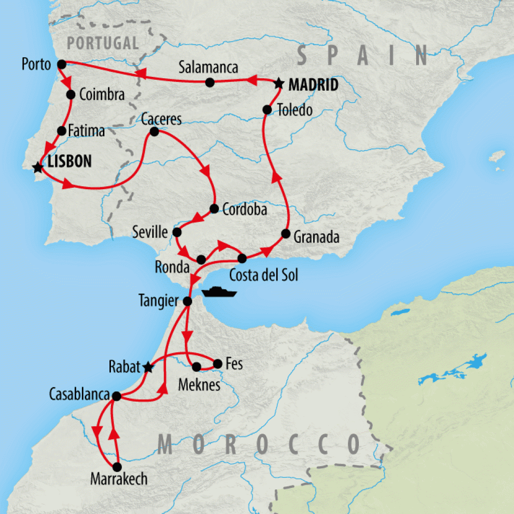 Spain, Portugal & Morocco 21-Day Tour | On The Go Tours