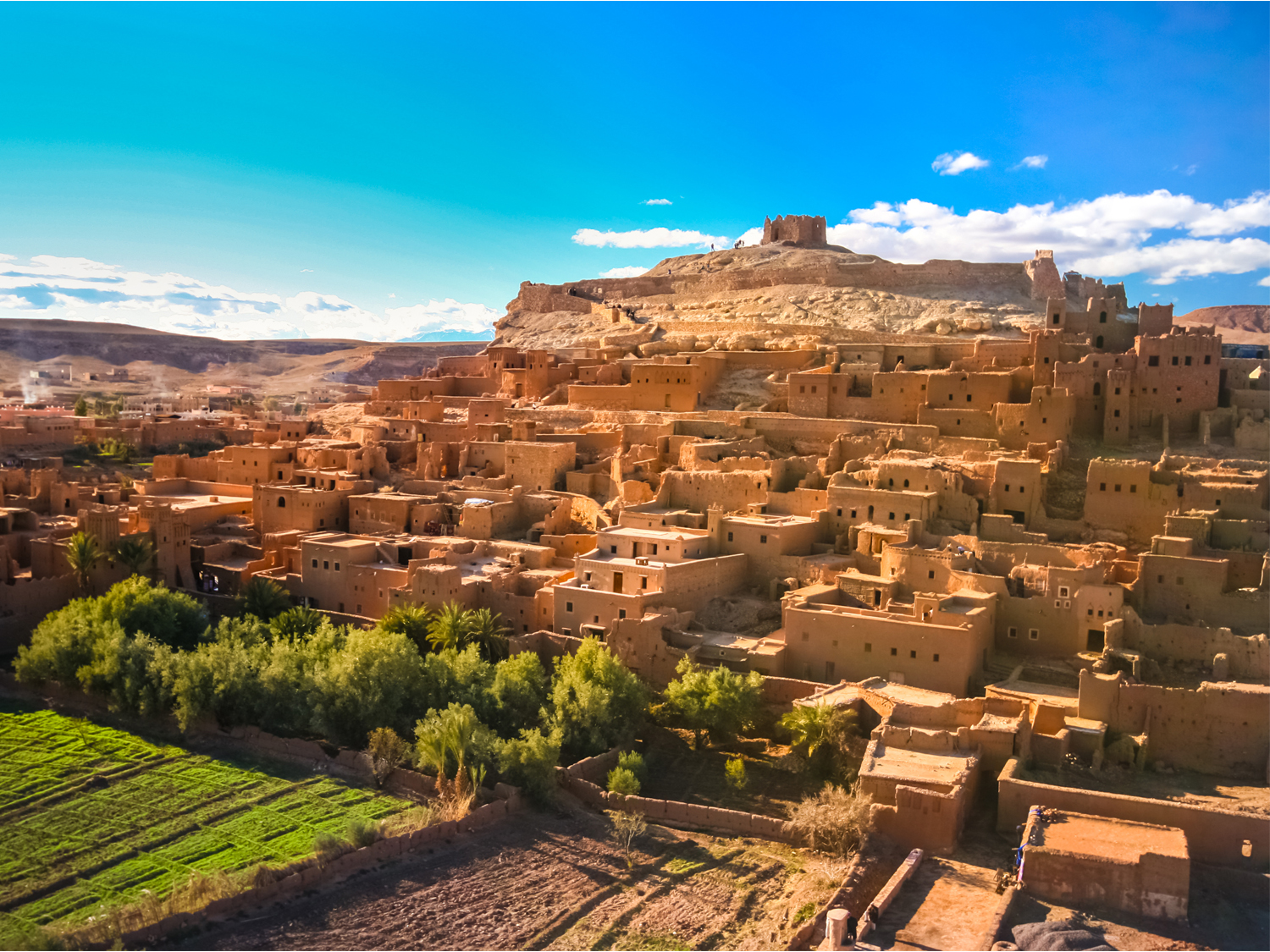 the city of Ait Benhaddou