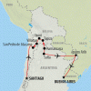 Andean Discovery - 17 days Map