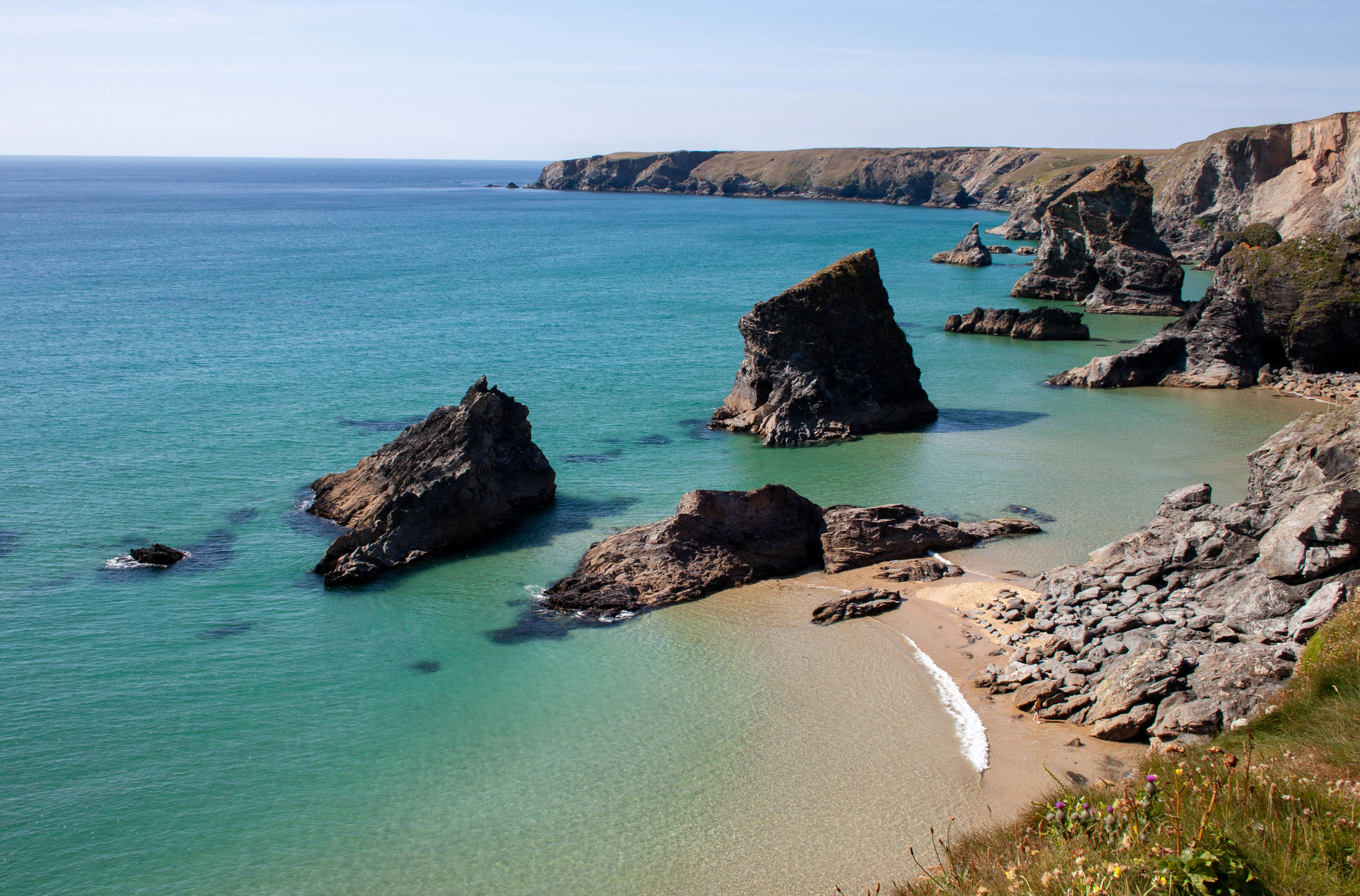 A beach in Cornwall