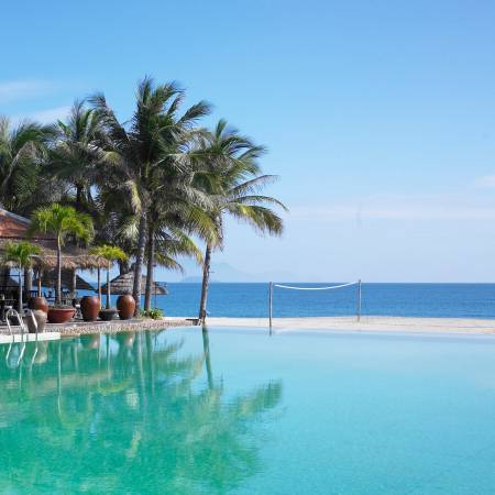 Big Beach and pool Nha Trang