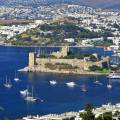 Boats in the harbour in Bodrum