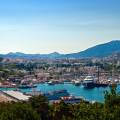 Boats in the harbour in Bodrum