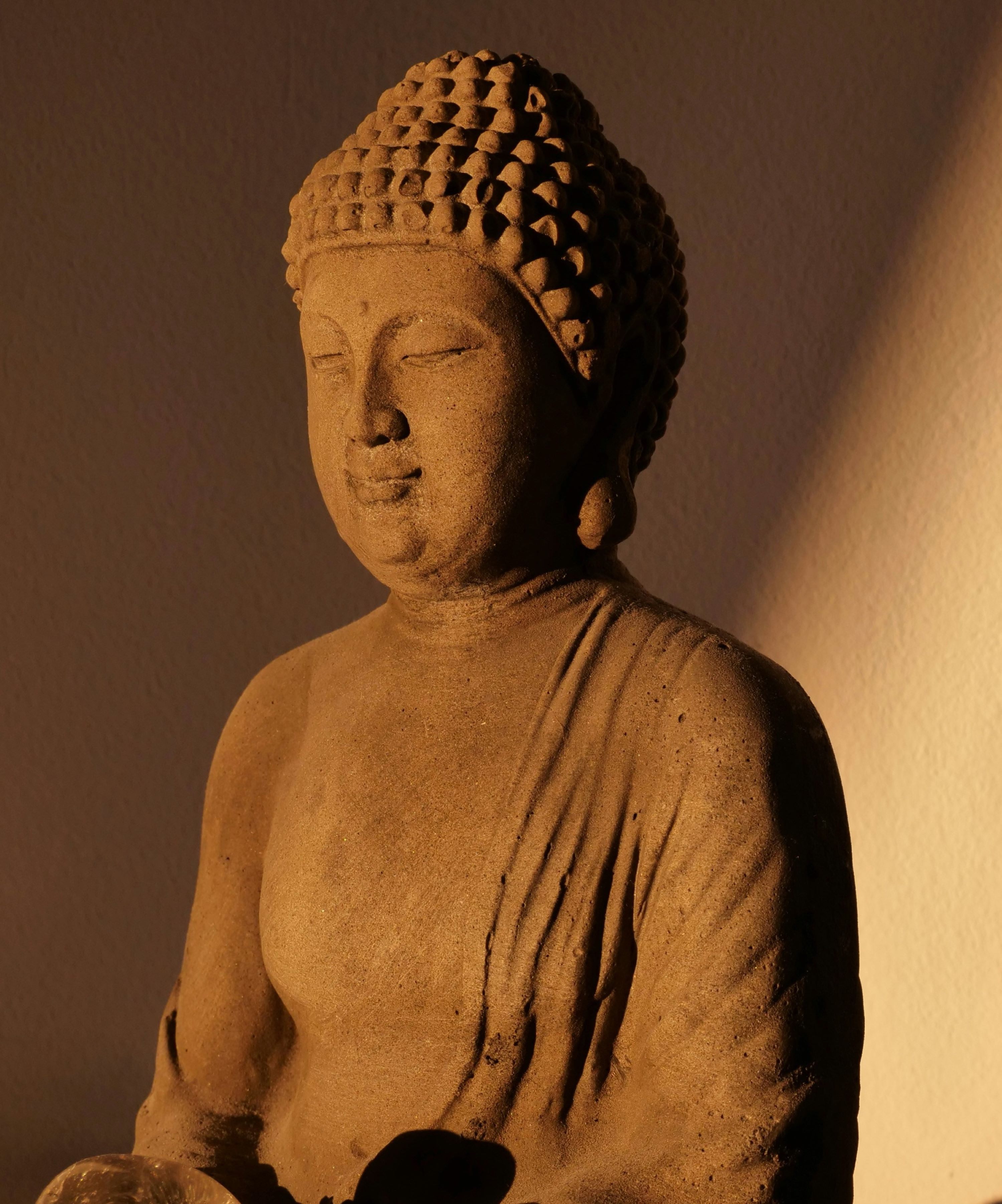 A Buddha statue