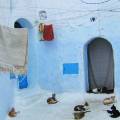 The blue painted houses of Chefchaouen's medina