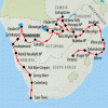 Southern Africa Explorer - 33 Days Map