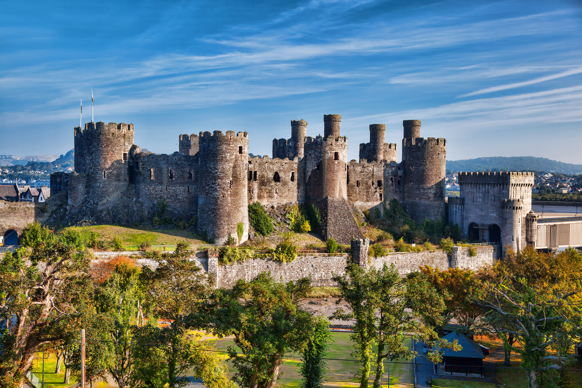 Bamburgh Castle in England