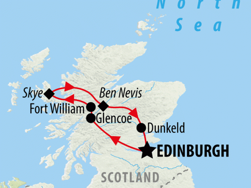 Edinburgh to the Isle of Skye 4-Day Tour | On The Go Tours