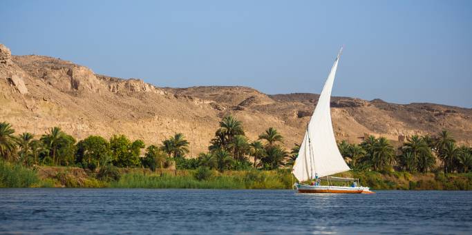 Traditional felucca boat | Egypt