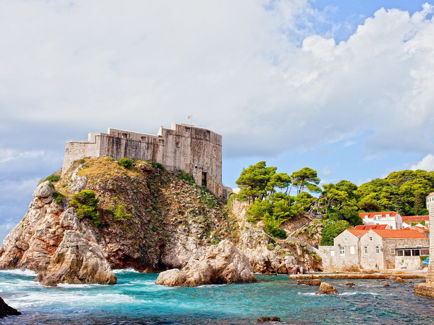 Fort Lovrijenac in Dubrovnik, Croatia