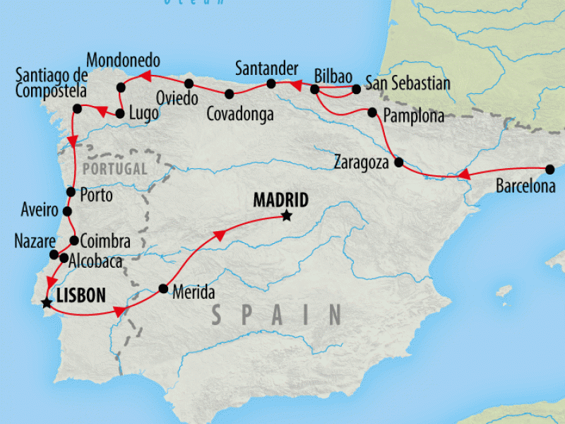 Northern Spain & Portugal 17 day tour | On The Go Tours