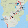 Great African Expedition (Accommodated) - 58 days Map