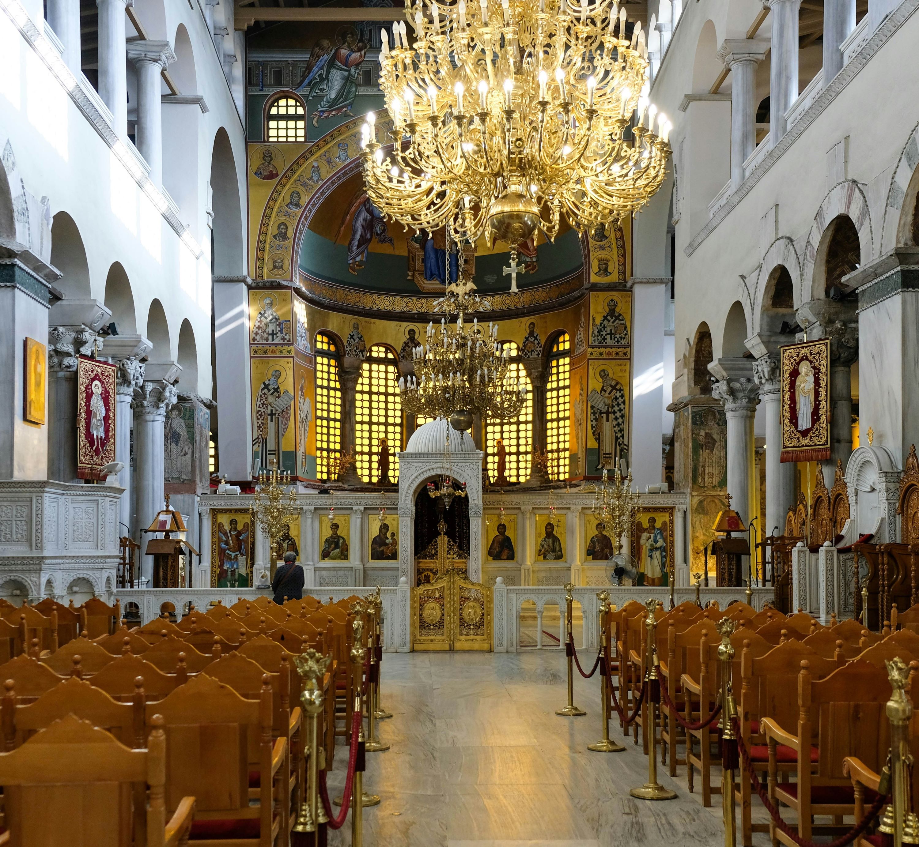 Inside the Church of Saint Dimitrios