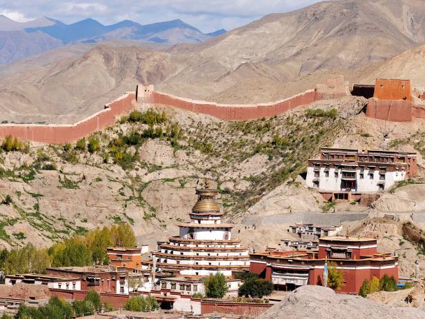 The magnificent Potala Palace in Lhasa, capital of Tibet