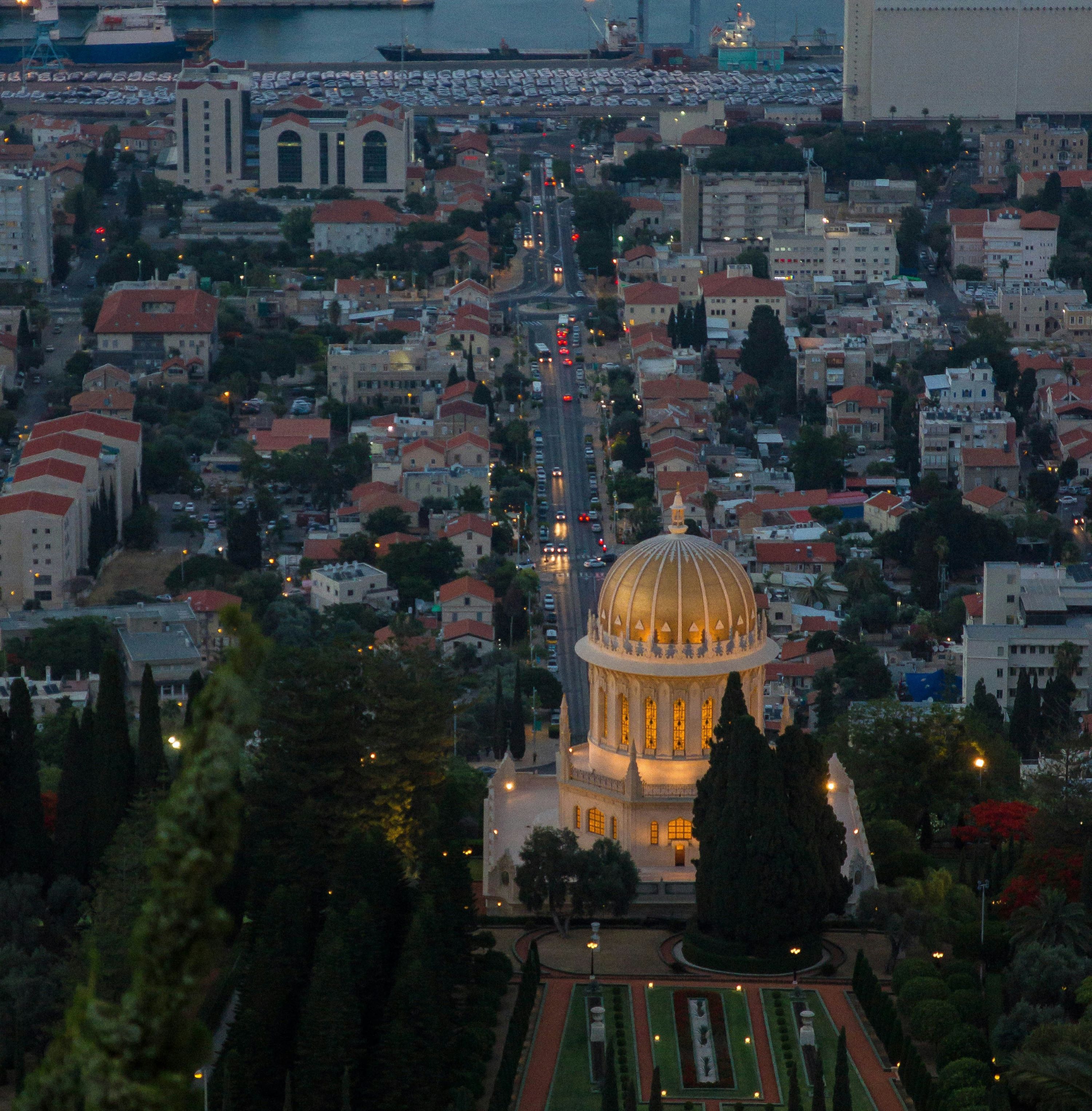 Haifa at night