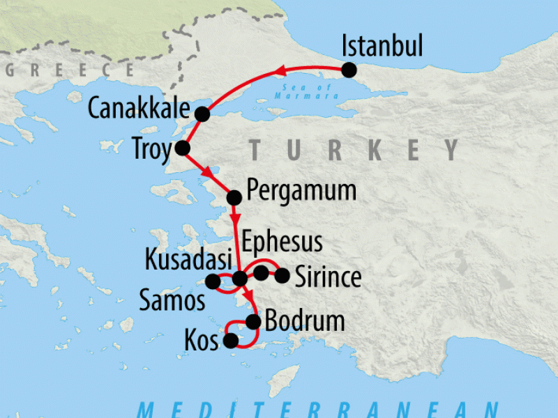 Istanbul & Aegean Highlights | On The Go Tours