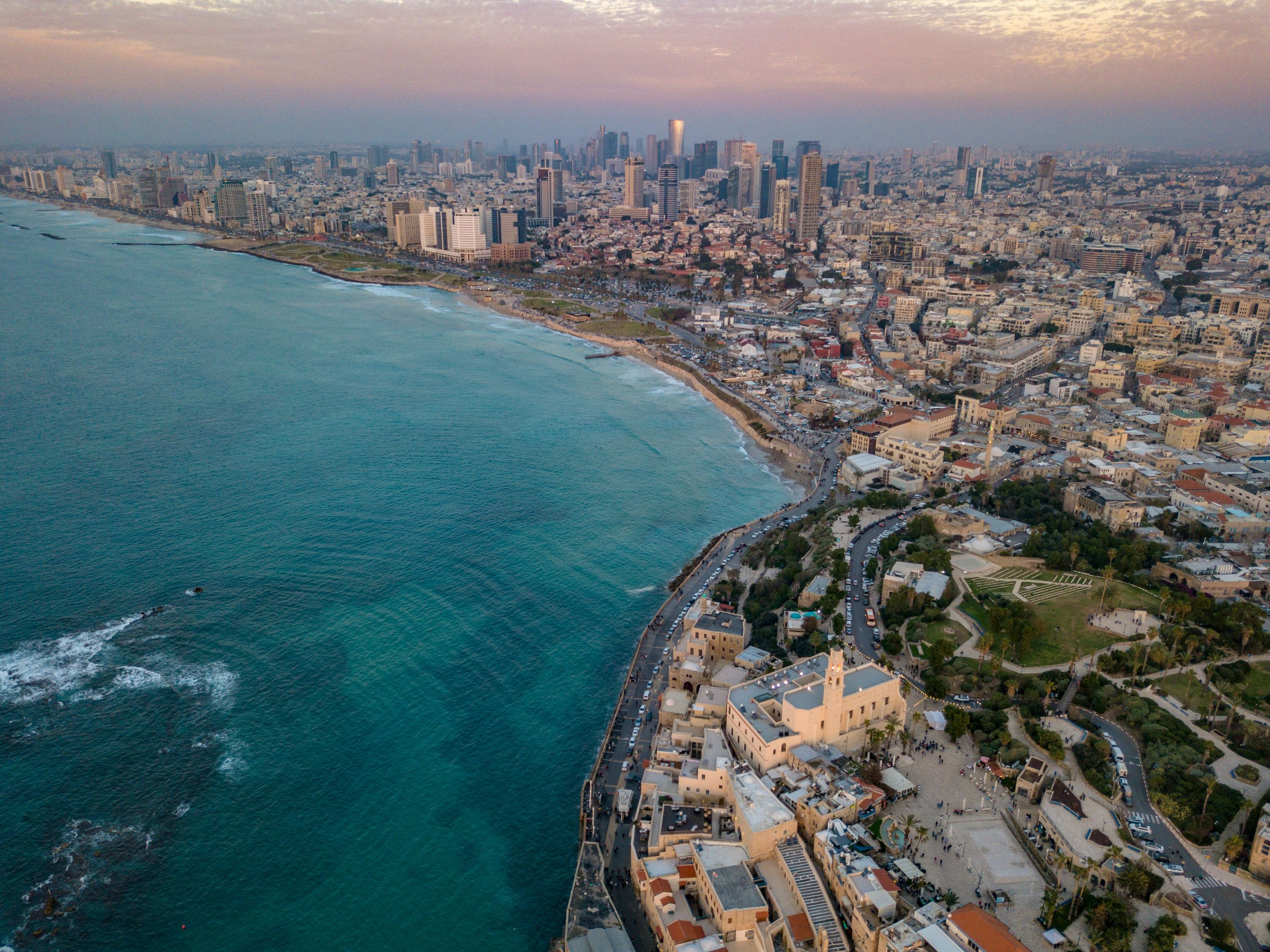 Jaffa Port skyline