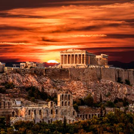 Jewels of Greece Express main image - Acropolis at sunset - Greece