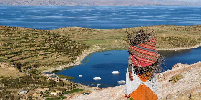 Lake Titicaca Bolivian side - Bolivia