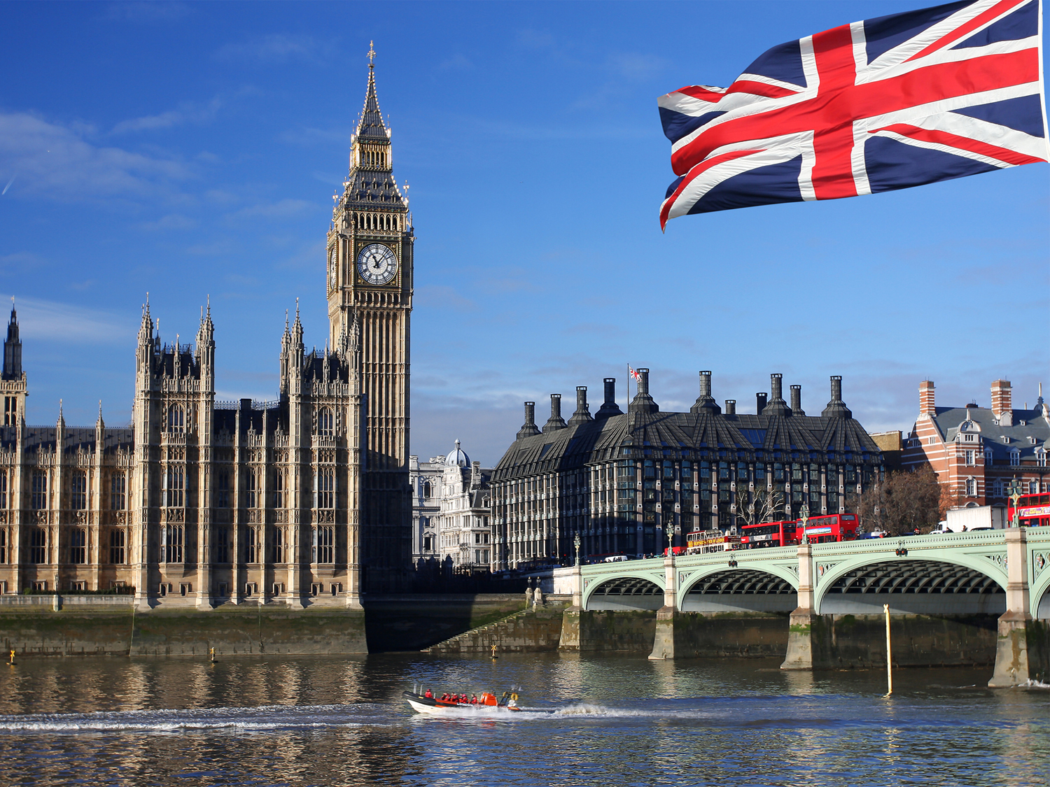 Big Ben across the Thames