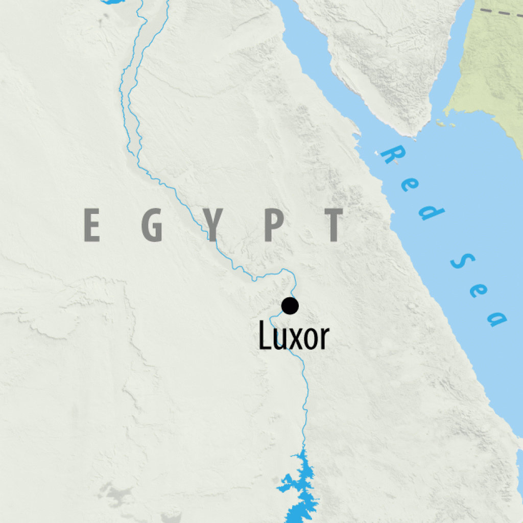 Luxor City Stay - 5 days map