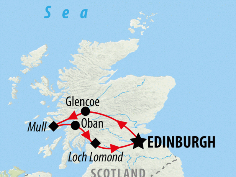 4-Day Group Tour of Mull, Iona & Highlands | On The Go Tours