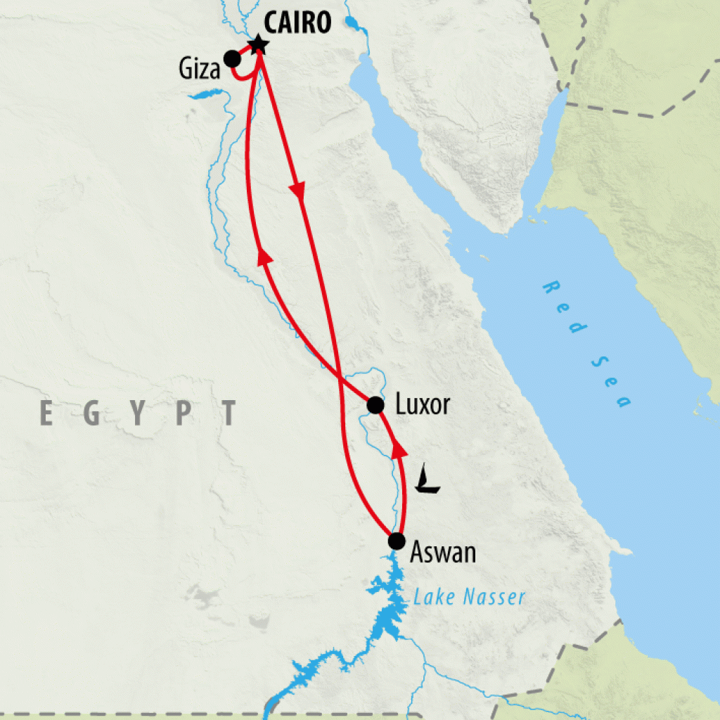 Felucca Explorer - 8 Days map