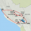 Peru Encompassed - 20 days Map