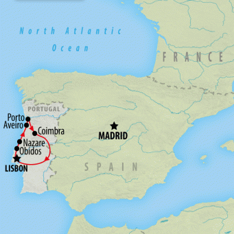 Portugal Express - 3 days map