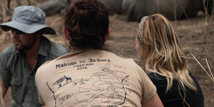 A close rhino encounter on a wilderness walk in Matobo National Park | Zimbabwe