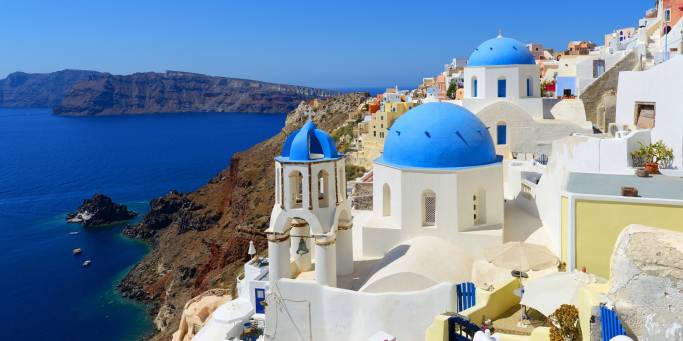 Santorini is one of the best places to visit in Greece