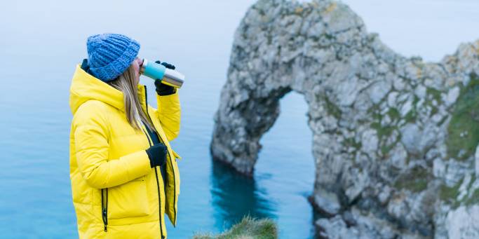 Lady at Durdle Door | United Kingdom