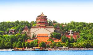 Summer Palace from the lake Beijing