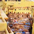 The blue painted houses of Chefchaouen's medina