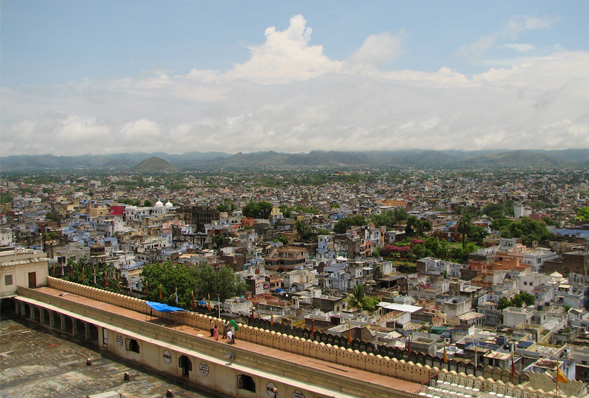 a view of Udaipur