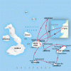 Ultimate Galapagos - 10 days Map