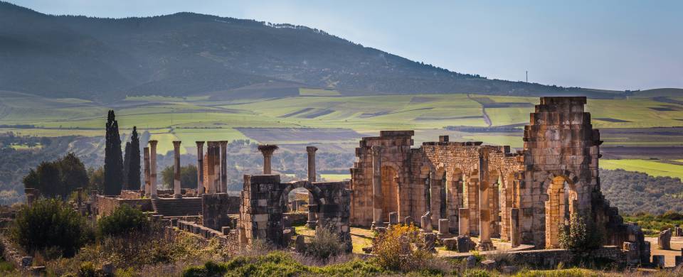 The stunning ancient ruins of Volubilis