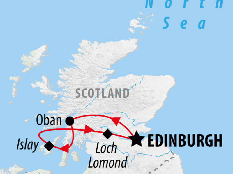 4-Day Whisky Coast & Islay Scotland Tour | On The Go Tours