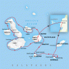 Wonders of the Galapagos - 13 days Map