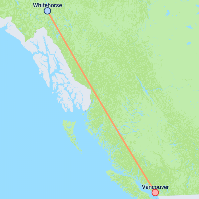 tourhub | On The Go Tours | Yukon & Northern Lights - 4 days | Tour Map