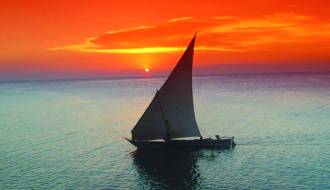 Sailing in a Dhow